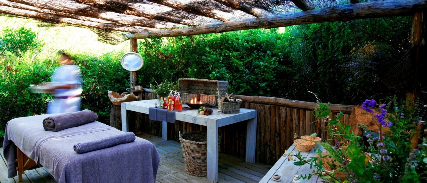 Luxury spa at Domaine de Murtoli
